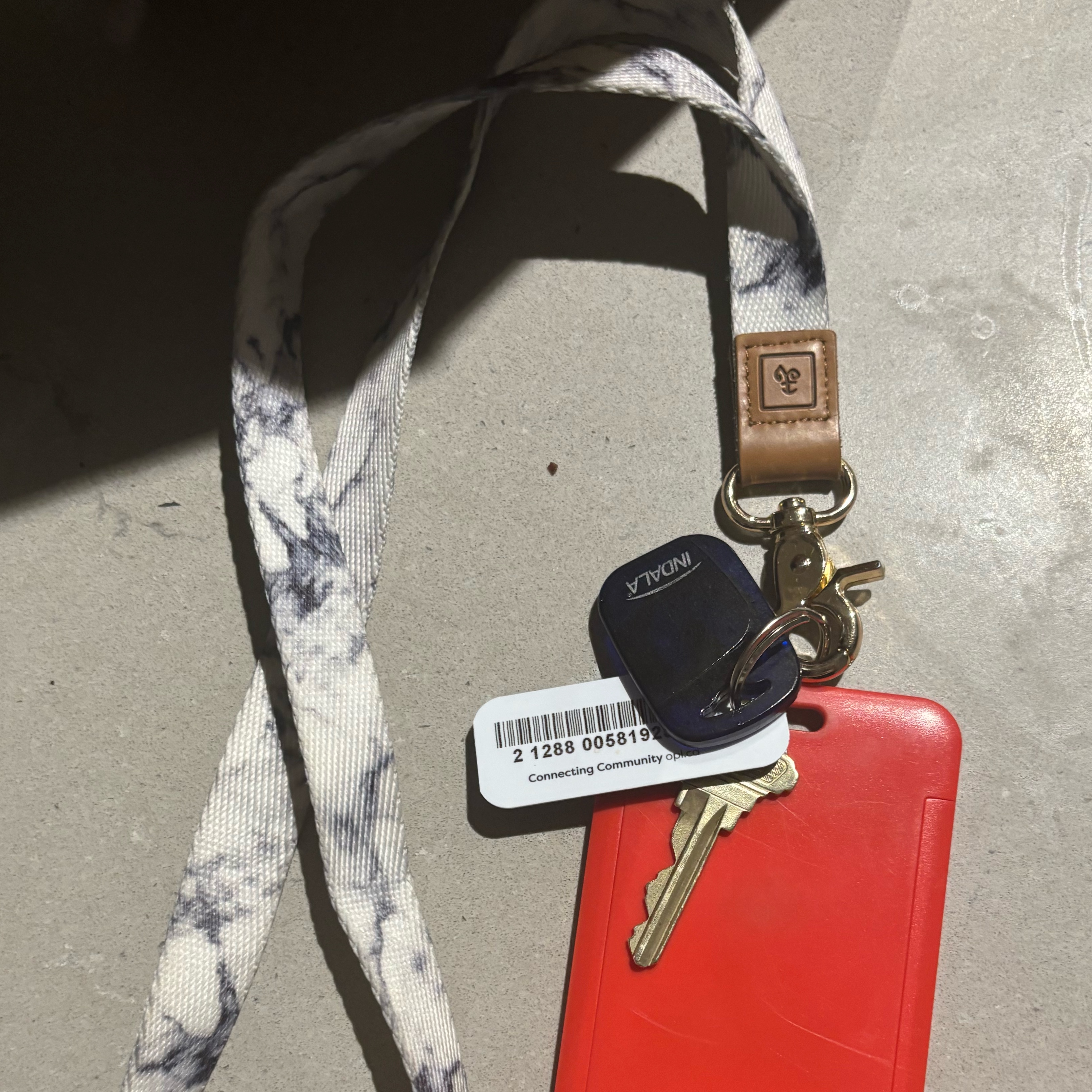 Keys clicking together