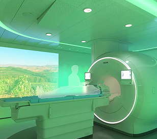 Here, I researched existing medical technologies that use projection and sensory environments to support relaxation and emotional regulation. I analyzed three key systems: the Philips Ambient Experience, Snoezelen Multi-Sensory Environments, and Wild Divine biofeedback meditation. 