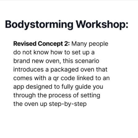 After feedback, we decided to come up with a new concept, this time our concept would solve an issue most of us face