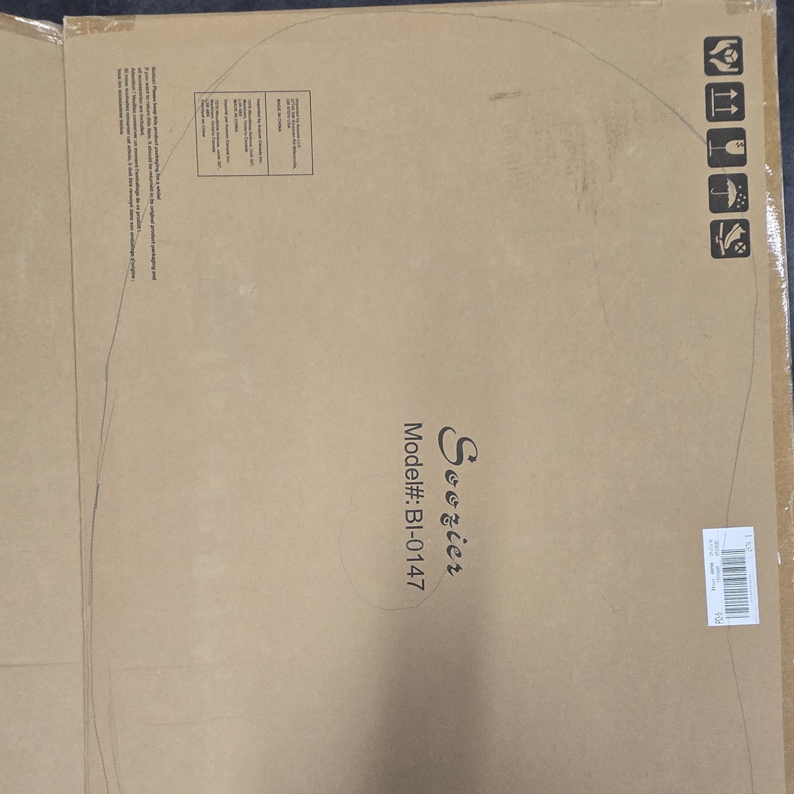 We projected the map and then traced the shape on the cardboard for reference